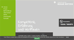 Desktop Screenshot of praxis-huetzen.de